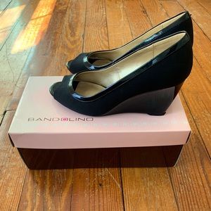 Bandolino Open Toe Wedge Pump